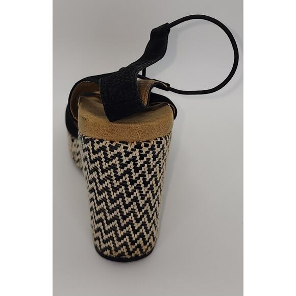 Lucky Brand Women’s Espadrille Wedge Sandals Black Size 8.5 - Picture 8 of 14